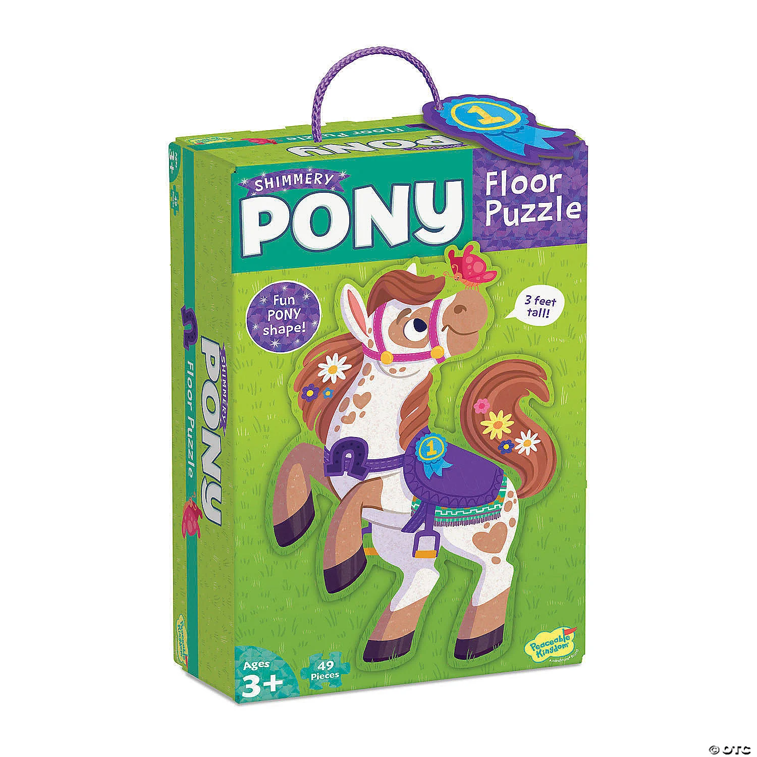 Peaceable Kingdom Pony - 41 Piece Floor Puzzle