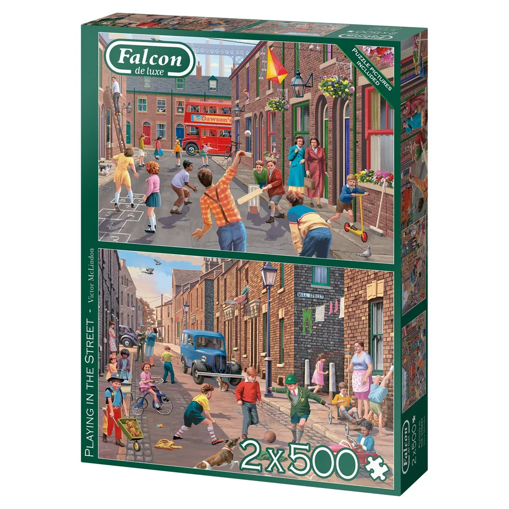 Playing In The Street 2 x 500 Piece Puzzle