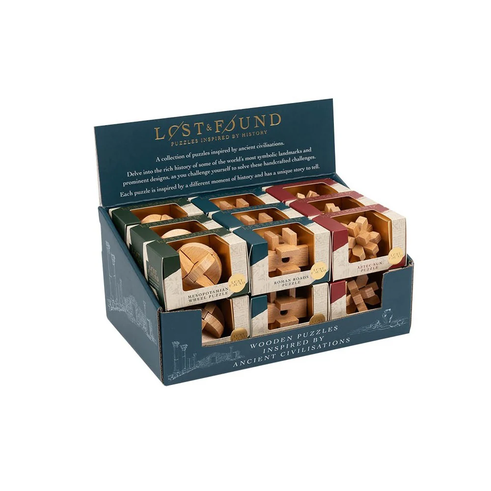 Professor Lost & Found Mini Puzzles x 18