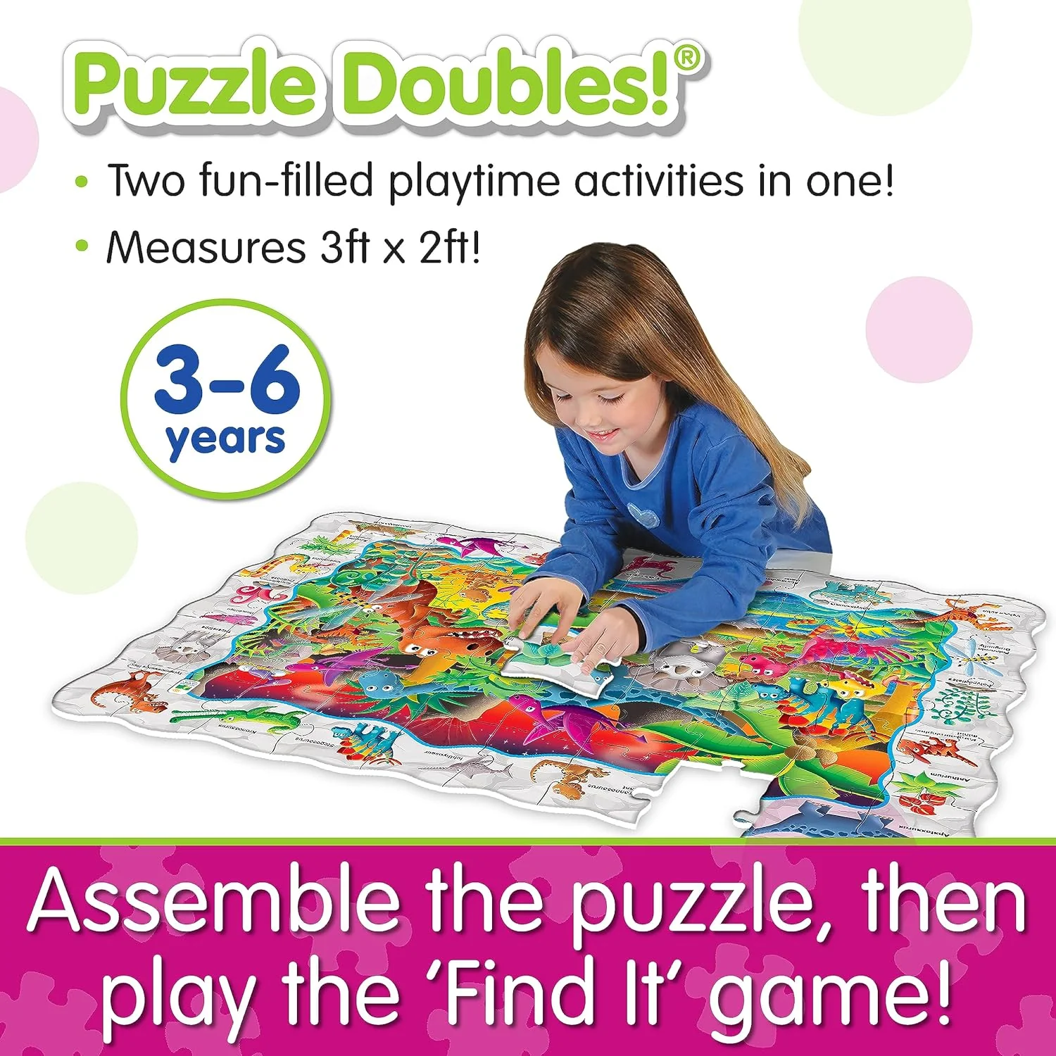 Puzzle Doubles - Find It! Dinosaurs - Image 5