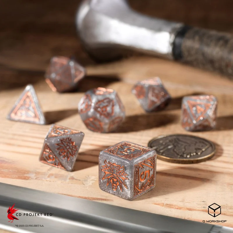 Q Workshop - The Witcher RPG Dice Set - Geralt - Price of Neutrality - Image 3