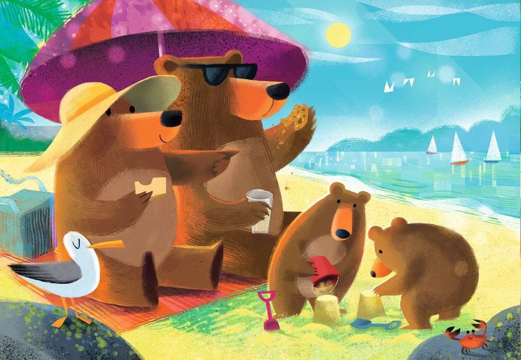 Ravensburger - Bear Family Vacation 2x24 Piece Jigsaw - Image 2