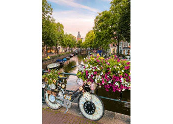 Ravensburger - Bicycle and Flowers in Amsterdam 1000 Pieces - Image 2