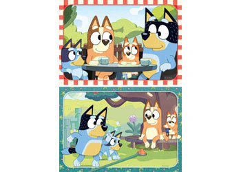 Ravensburger - Bluey Family Time Puzzle 2x12 Pieces - Image 2
