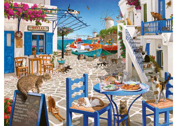 Ravensburger - Cats of Mykonos Puzzle 1500 Pieces - Image 2