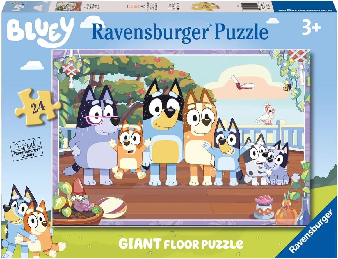 Ravensburger Christmas With Bluey Giant Floor Puzzle