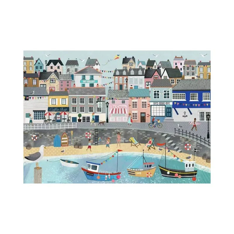Ravensburger - Coastal Harbour - 1000 Piece Jigsaw New Version - Image 3