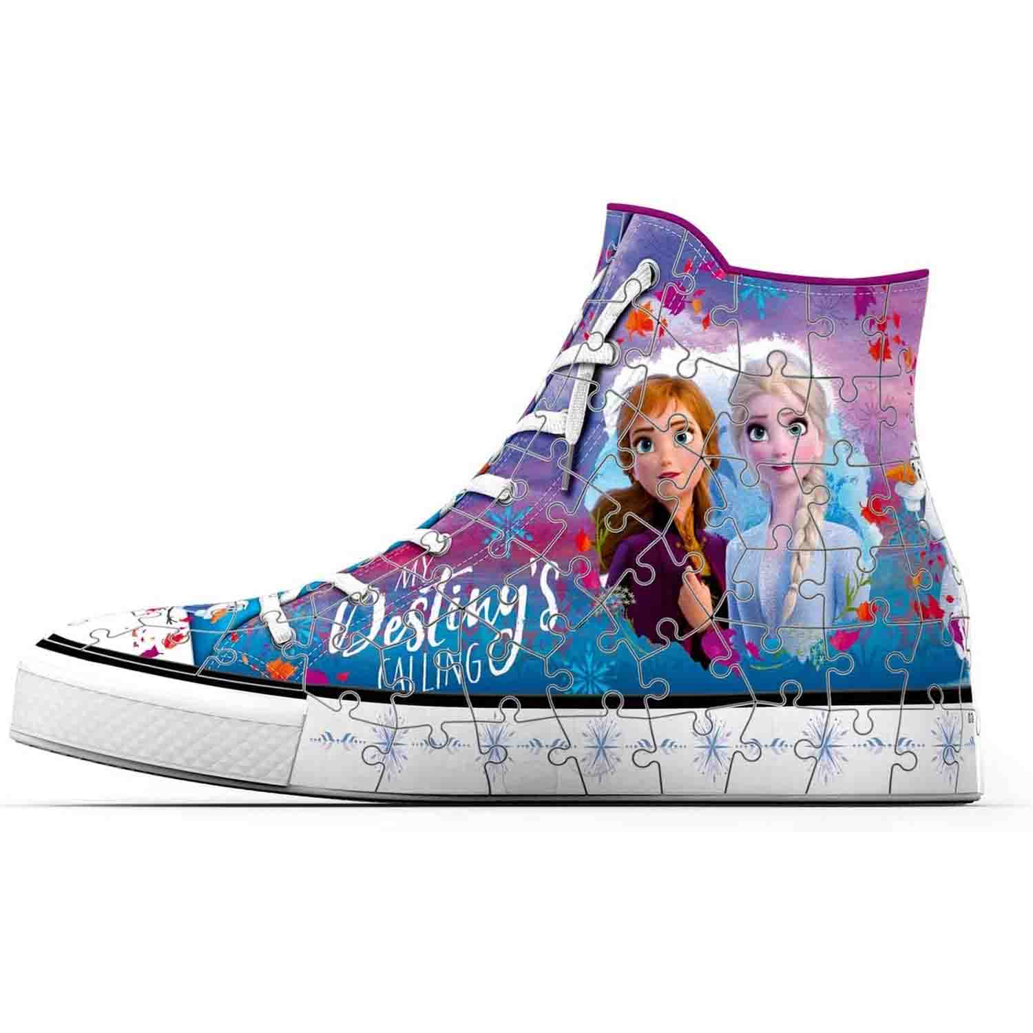 Ravensburger - Disney Frozen 2 Sneaker 3D Sneaker 108 Piece - Image 3