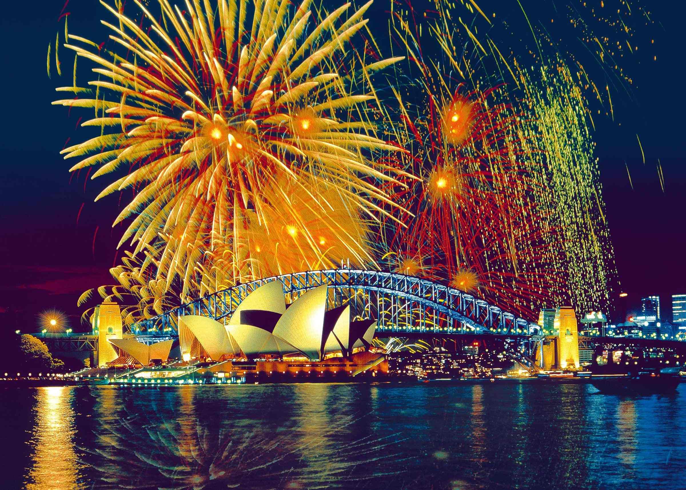 Ravensburger - Fireworks Over Sydney Australia 1000 Piece Puzzle - Image 2