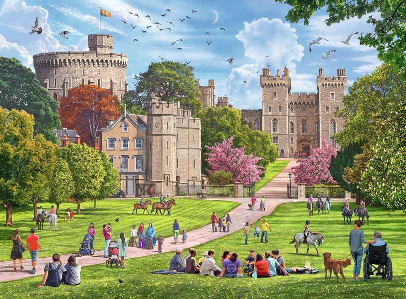 Ravensburger - Happy Days No. 5 Royal Residences 4 x 500 Piece Jigsaw - Image 4