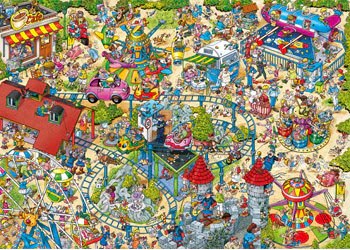 Ravensburger - Holiday Resort 4 Amusement Park Puzzle 1000 Pieces - Image 2
