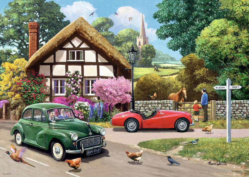 Ravensburger - Leisure Days no. 9, A Country Drive 1000 Piece Jigsaw - Image 2