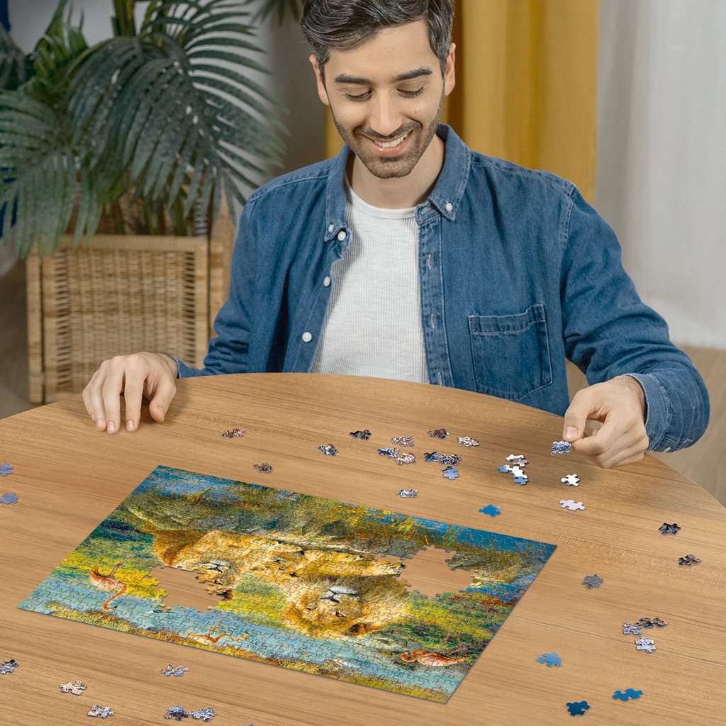 Ravensburger - Lions In The Savannah 500 Piece Jigsaw - New Version - New Version - Image 3