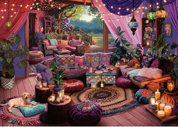 Ravensburger - My Haven No 12 Boho Retreat Puzzle 1000 Pieces - Image 2