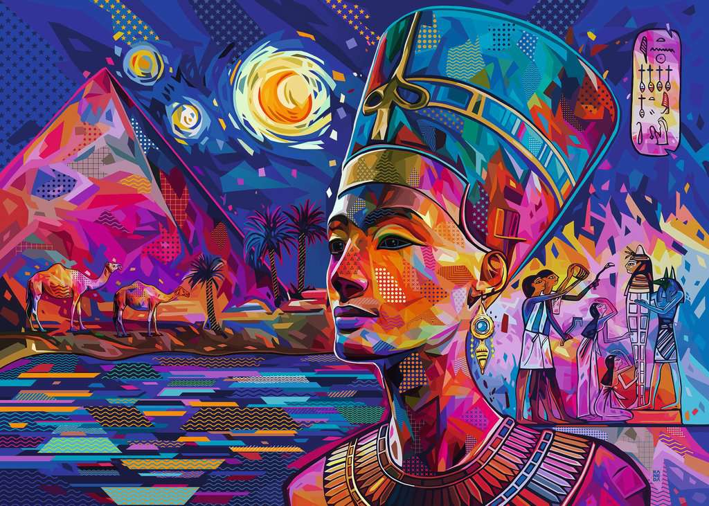 Ravensburger - Nefertiti on the Nile - 1000 Piece Jigsaw New Version - Image 2