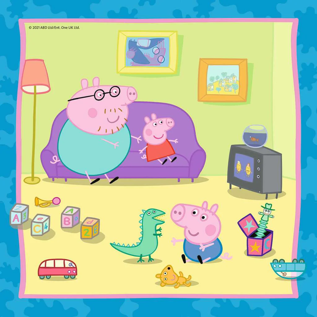 Ravensburger - Peppa's Family & Friends 3x49 Piece Jigsaw - Image 4