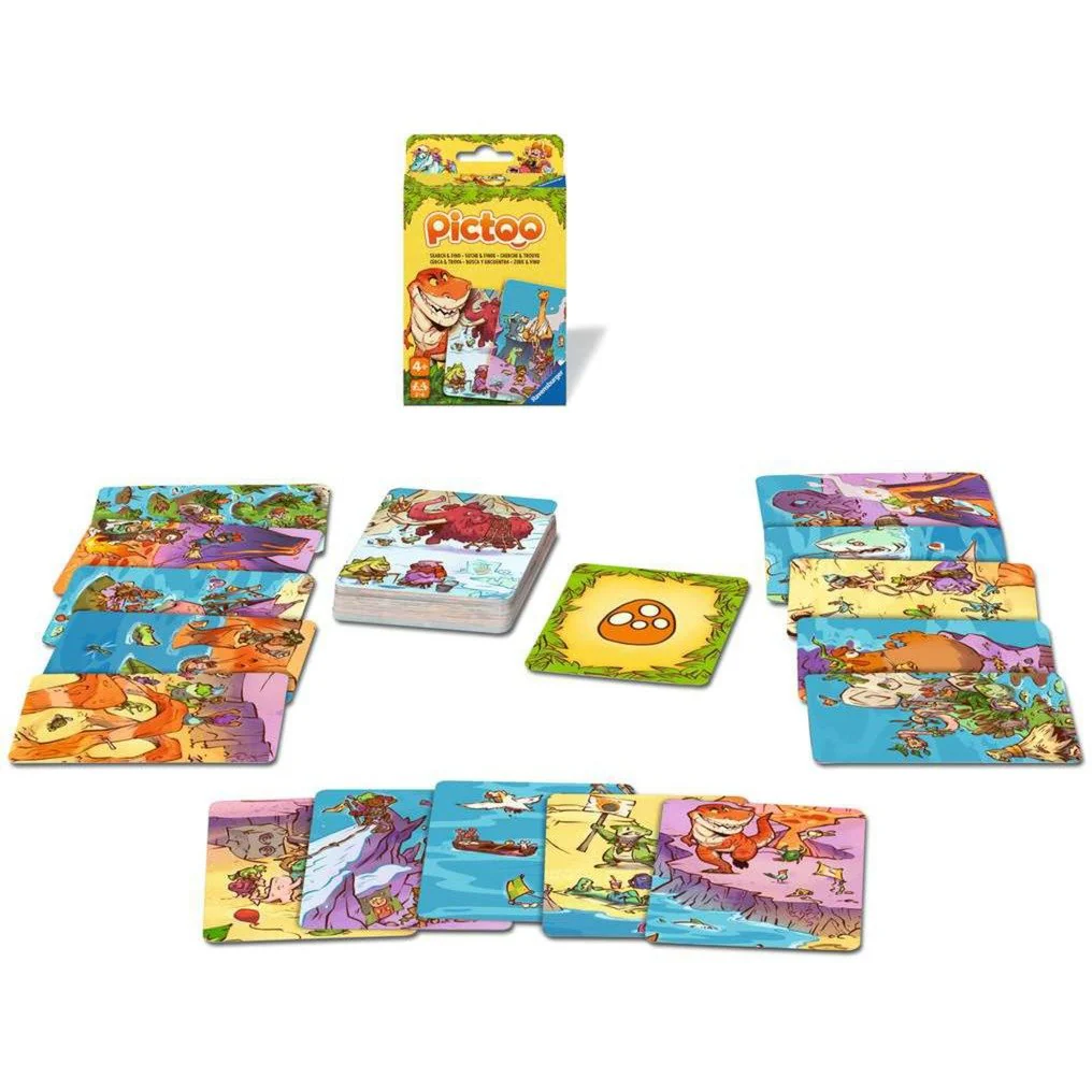 Ravensburger - Pictoo Card Game Dino Game - Image 3