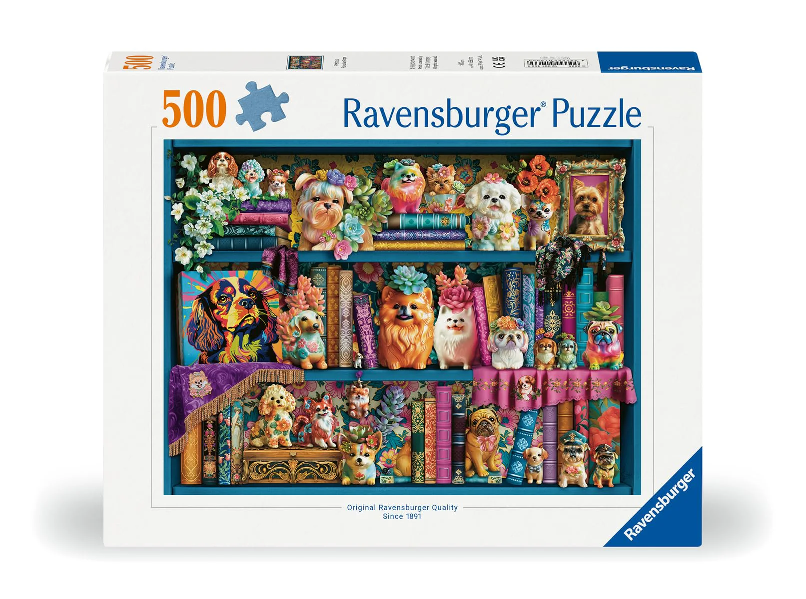 Ravensburger - Precious Porcelain Pups 500 Piece Puzzle