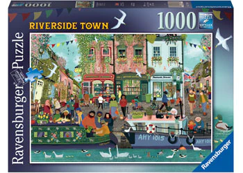 Ravensburger - Riverside Town 1000 Pieces