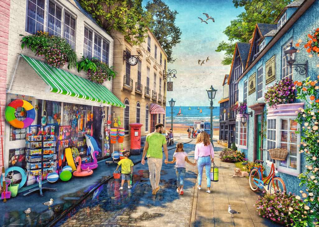 Ravensburger Sea View Lane 1000 Piece Jigsaw - New Version - Image 2