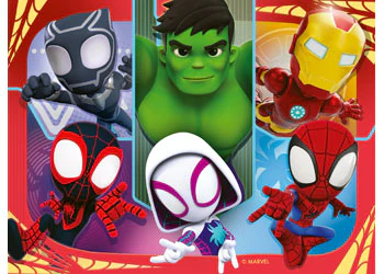 Ravensburger - Spiderman It's Spidey Time! Puzzle 12/16/20/24 Pieces - Image 2