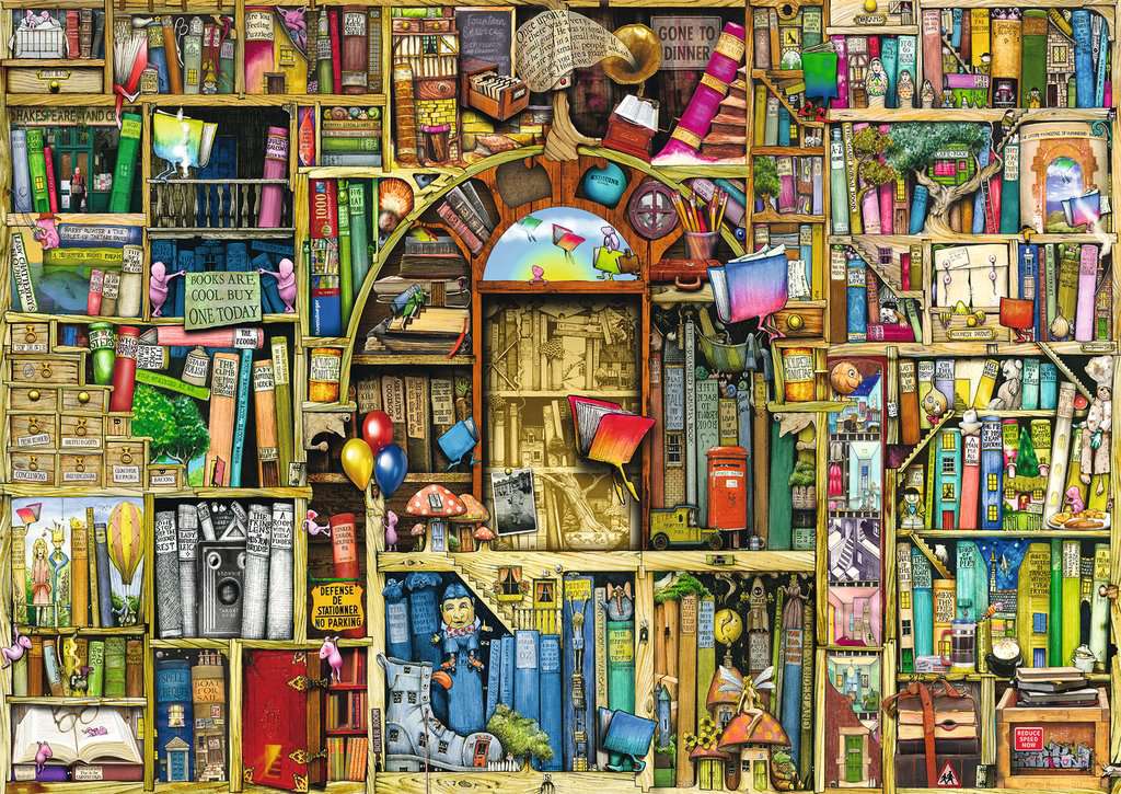Ravensburger - The Bizarre Bookshop 2 Colin Thompson - 1000 Piece Jigsaw (New Version) - Image 2