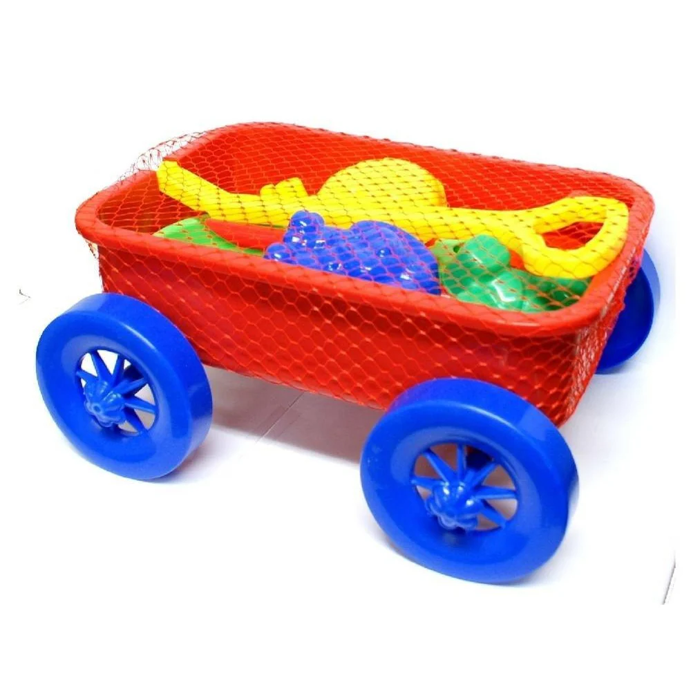 Red Wagon Beach Set