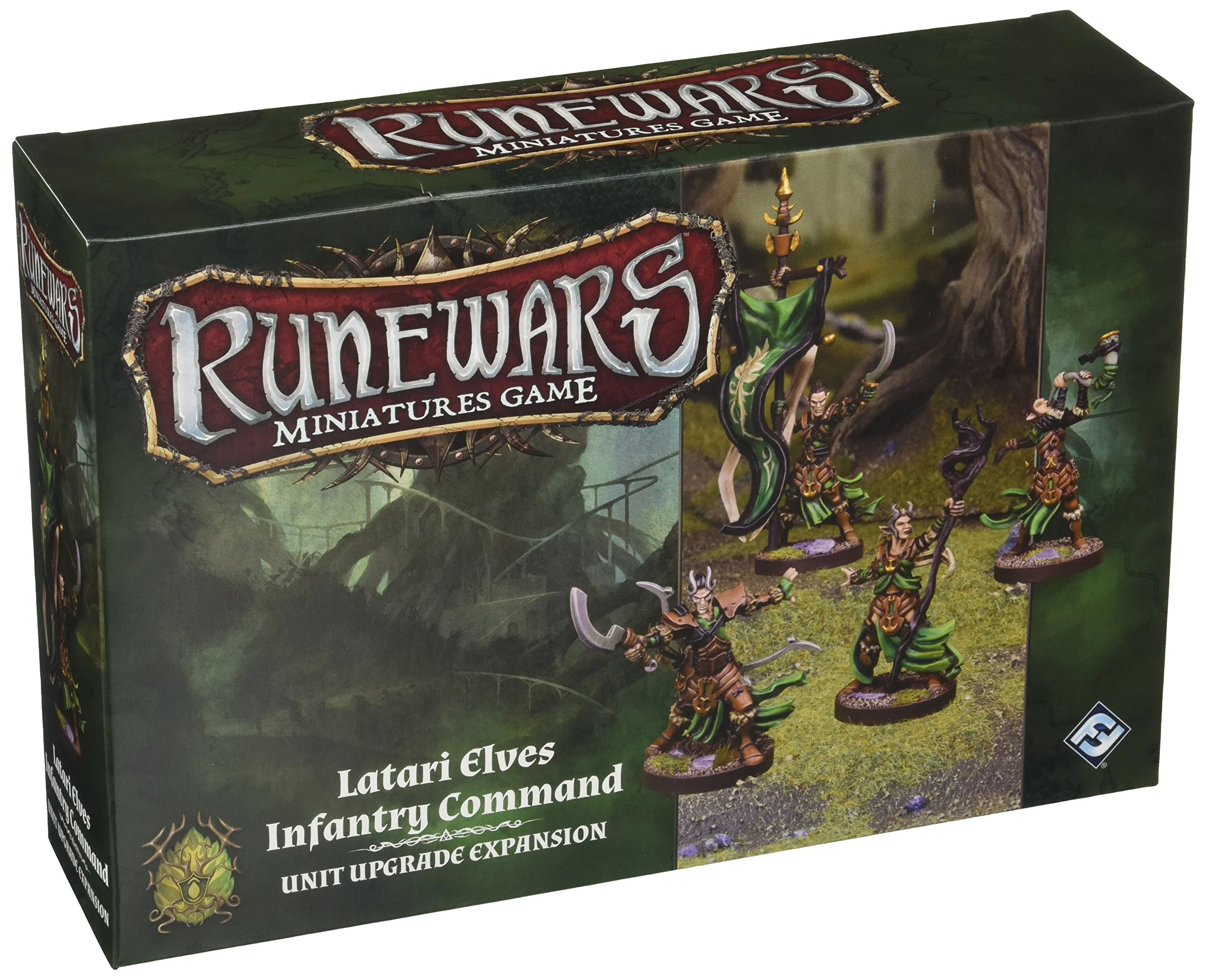 Runewars Miniatures Game: Latari Elves Infantry Command Unit Upgrade Expansion