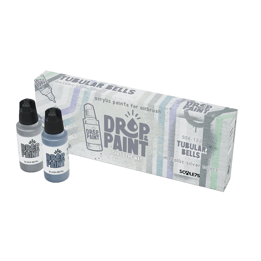 Scale 75 Drop and Paint Tubular Bells Paint Set