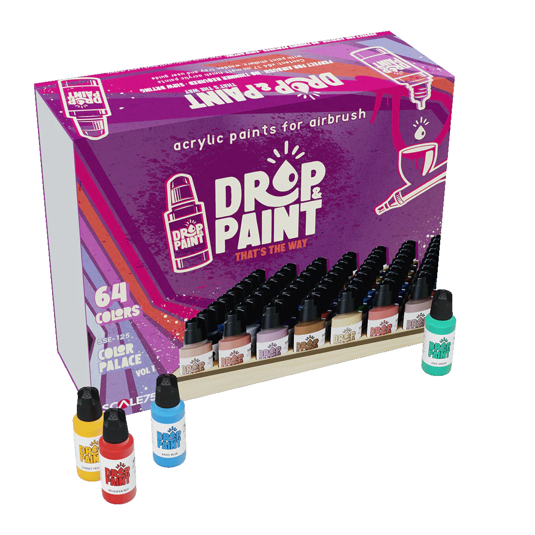 Scale 75 Drop and Paints Color Palace Vol 1 Paint Set