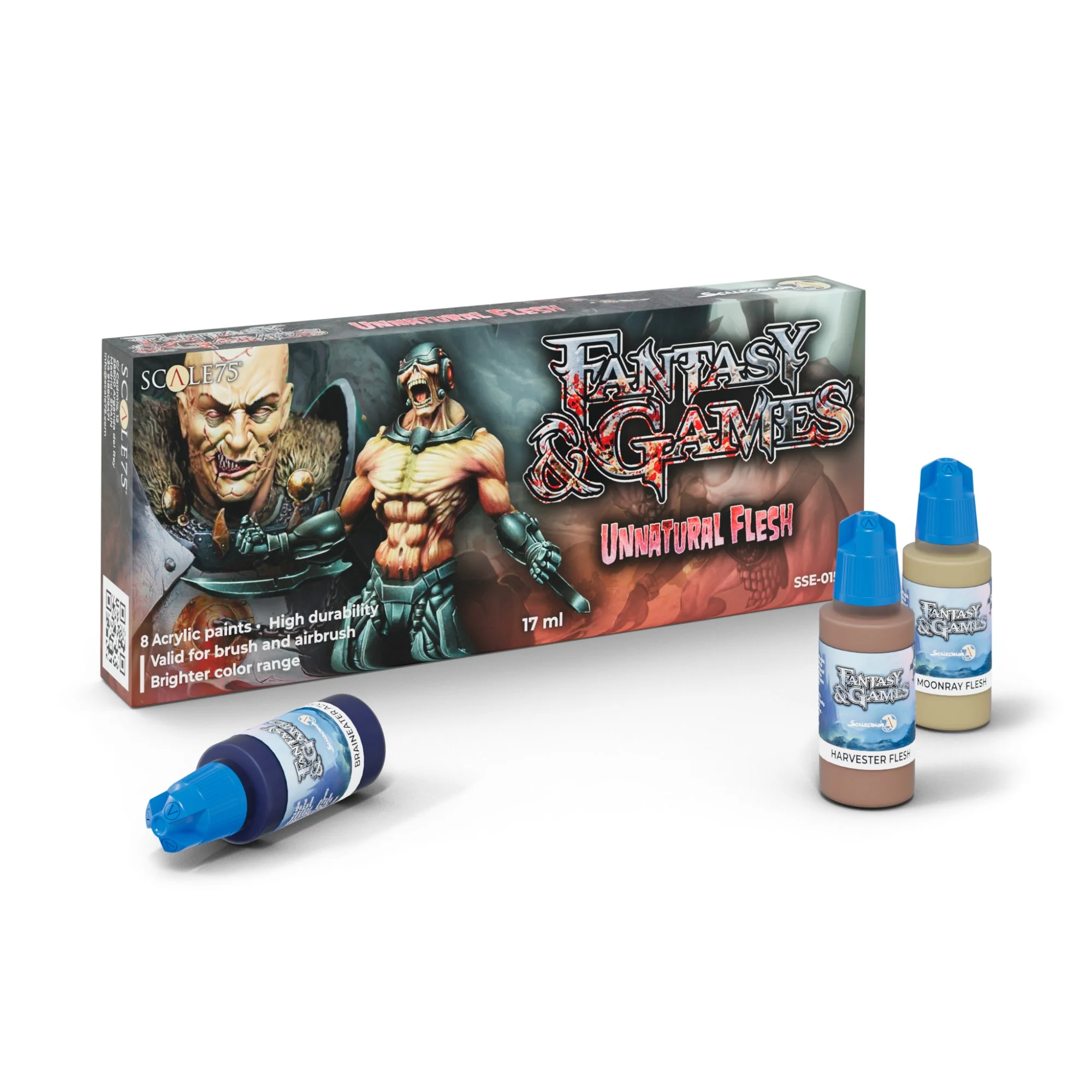 Scale 75 Fantasy Colours Unnatural Flesh Paint Set