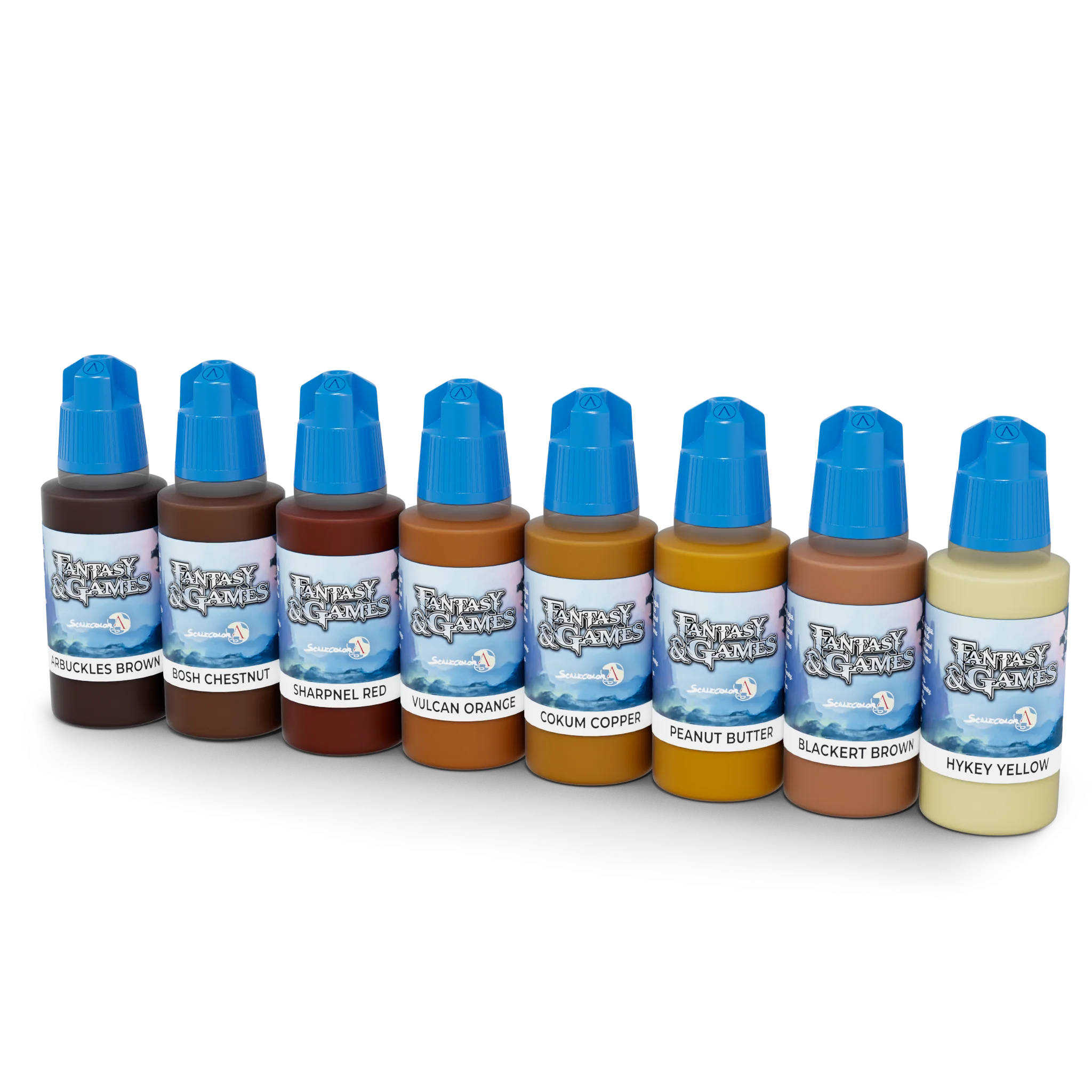 Scale 75 Fantasy & Games Acrylic Paint 8-Piece Set - Steam and Punk - Assorted - Image 2