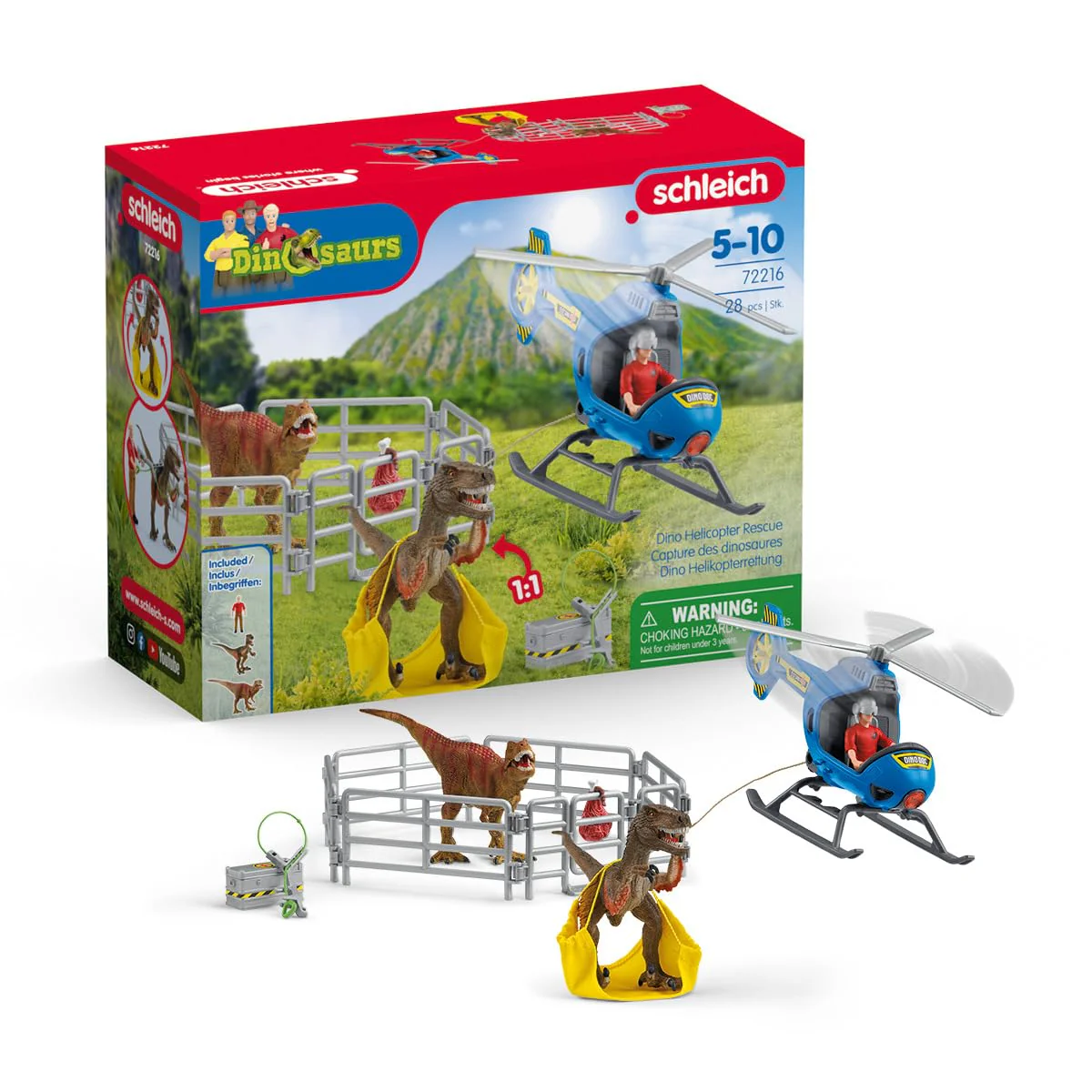 Schleich - Dino Helicopter Rescue - Image 2