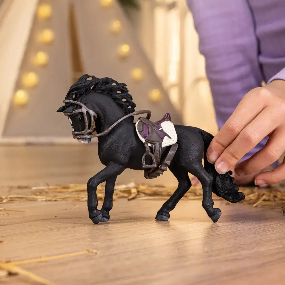 Schleich - Pura Raza Espanola Stallion with saddle 2025 - Image 3