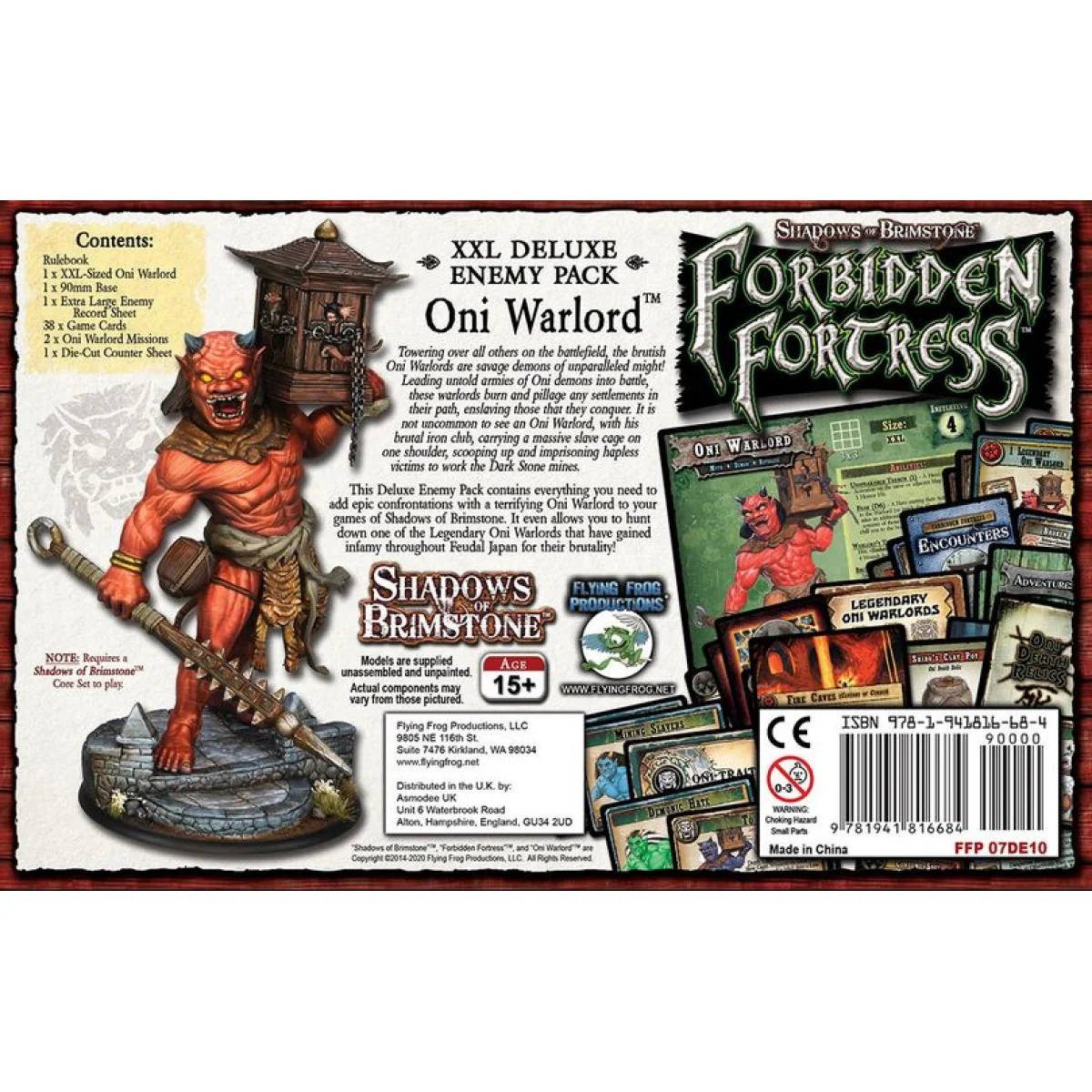 Shadows of Brimstone - Oni Warlord XXL Deluxe Enemy Pack - Image 2