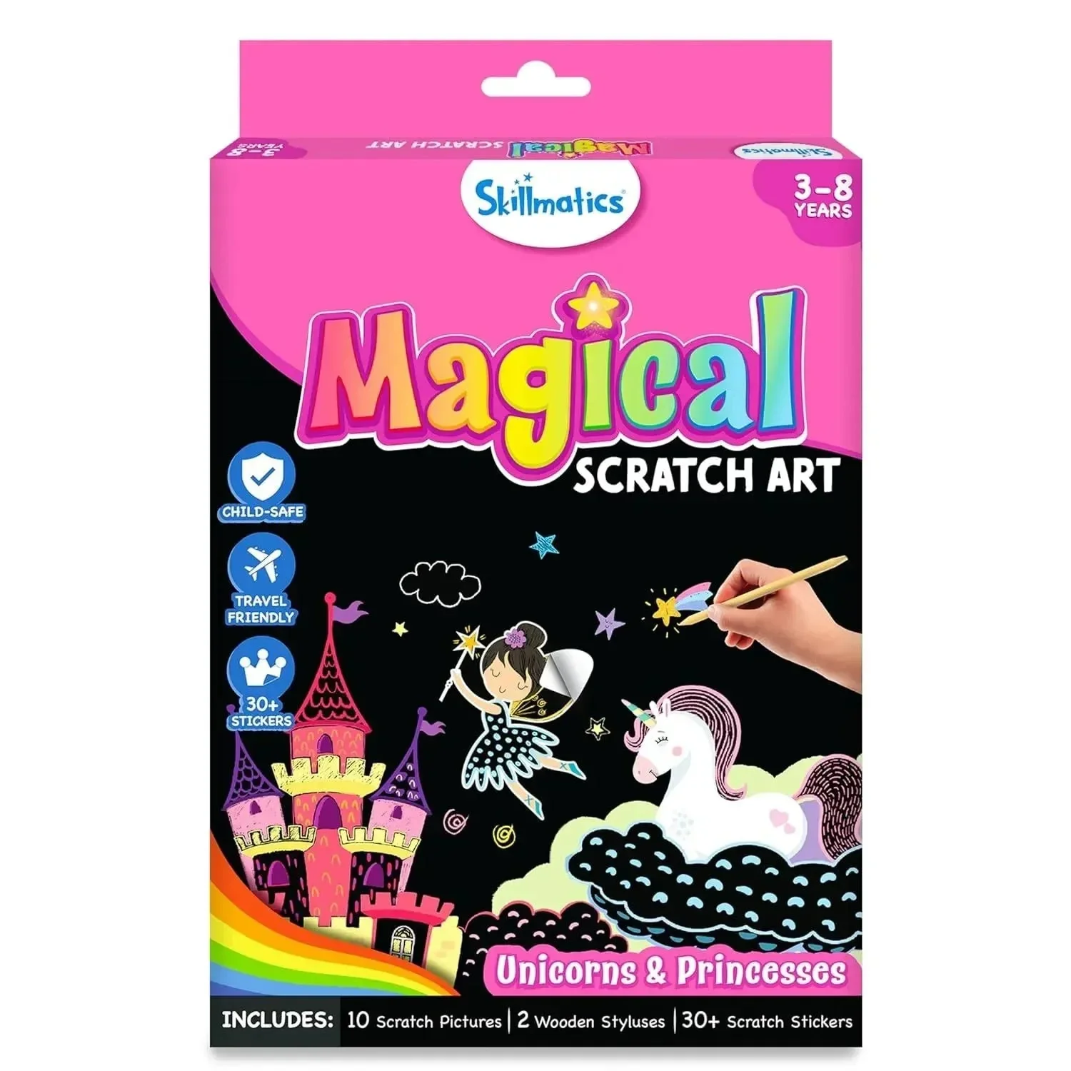 Skillmatics - Magical Scratch Art Unicorns & Princesses