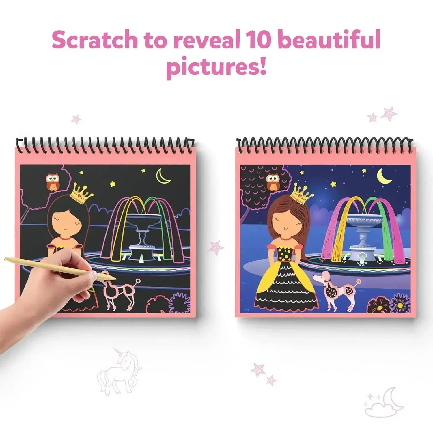 Skillmatics - Magical Scratch Art Unicorns & Princesses - Image 4