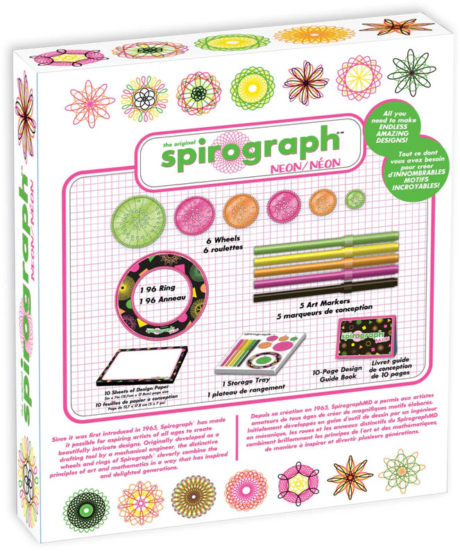 Spirograph Neon Creative Drawing Tool