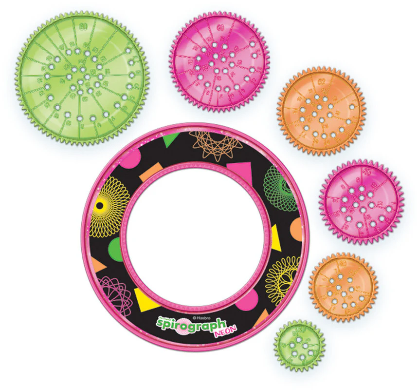 Spirograph Neon Creative Drawing Tool - Image 2