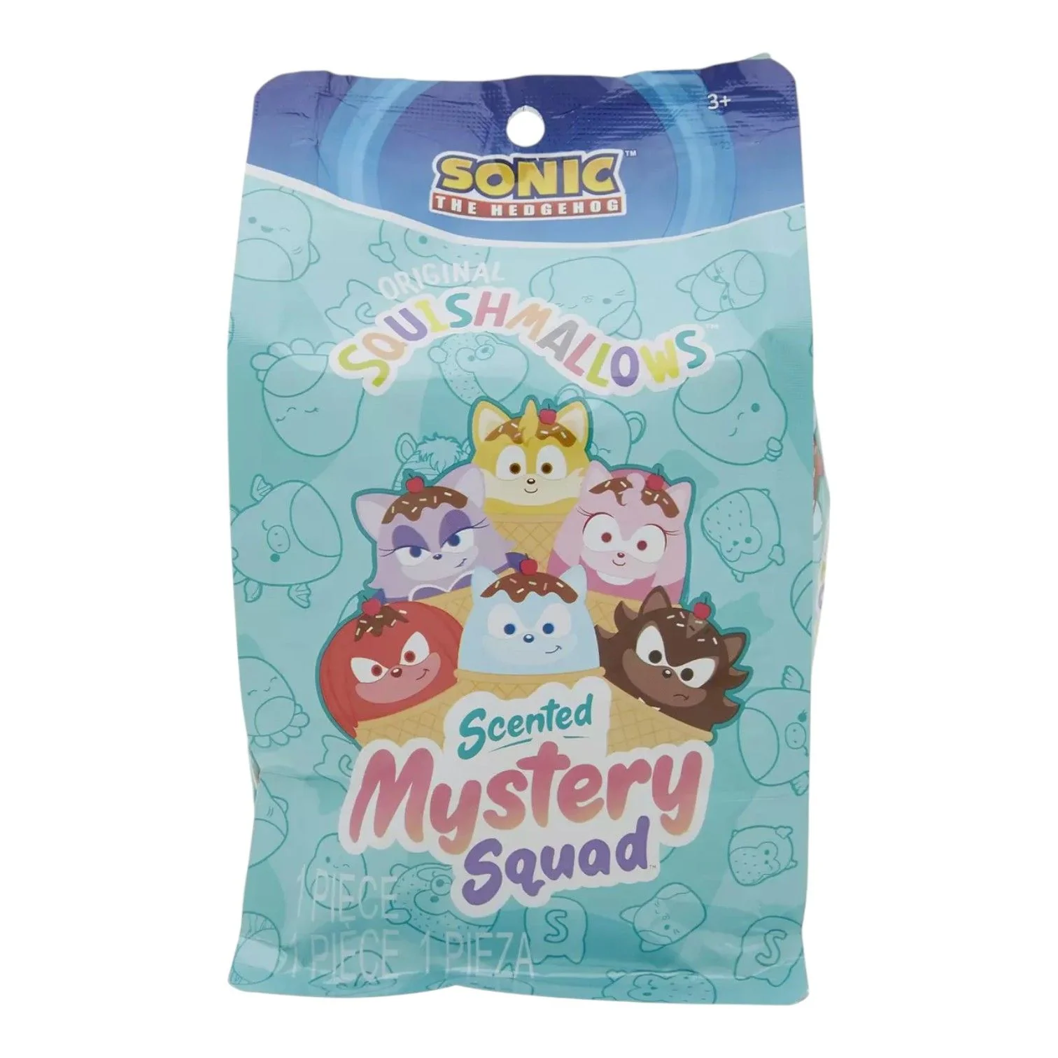 Squishmallows 5 Inch Sonic Icecream Scented Mystery Squad