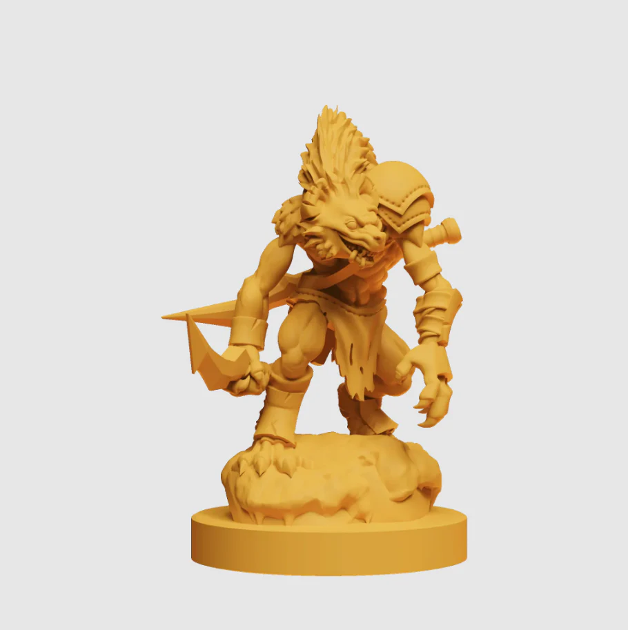 Steamforged Games Godtear Fenra Wolf of The End Times & Chainless Curs Miniatures - Image 6