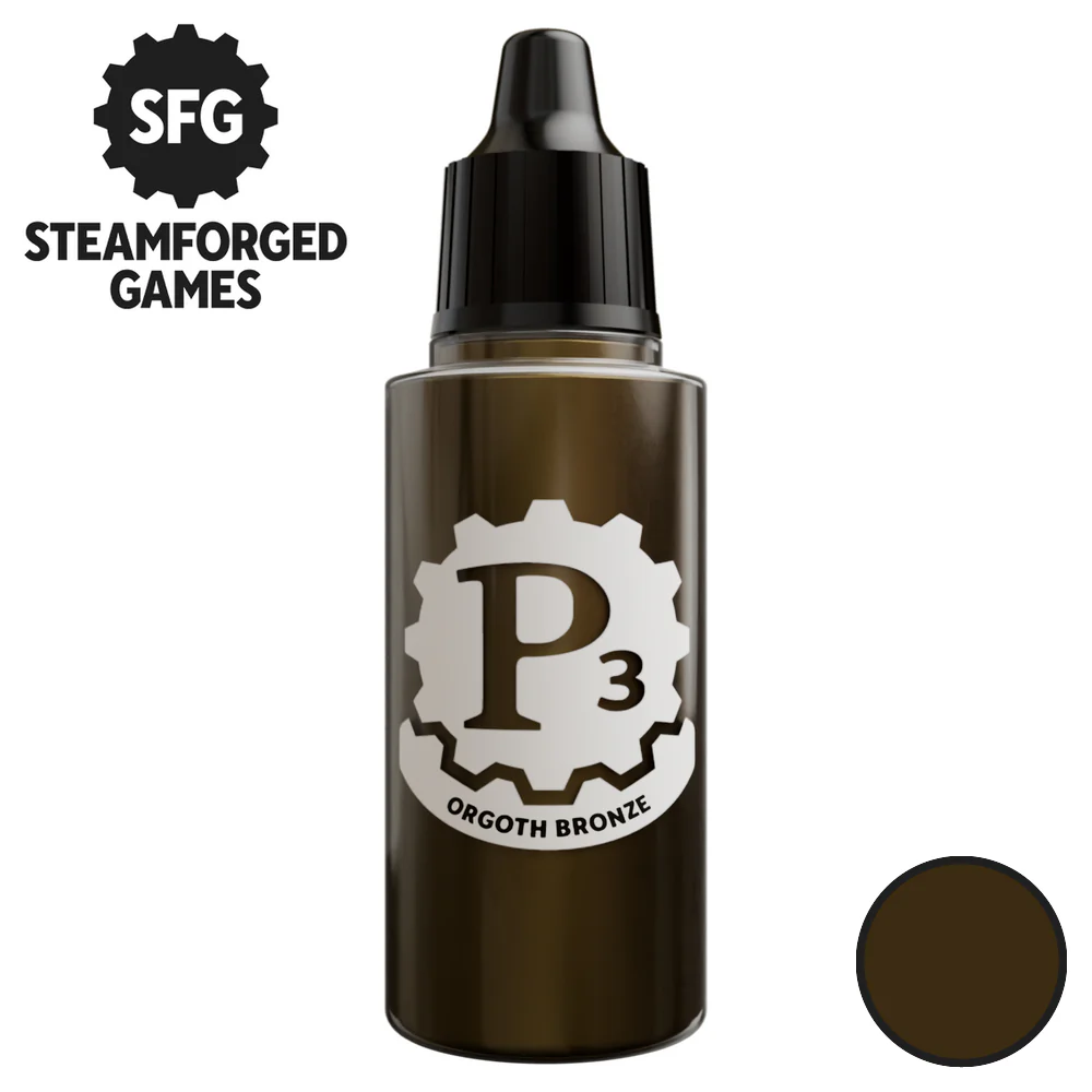 Steamforged Games P3 Paint 18ml - Metallics - Orgoth Bronze - Image 2
