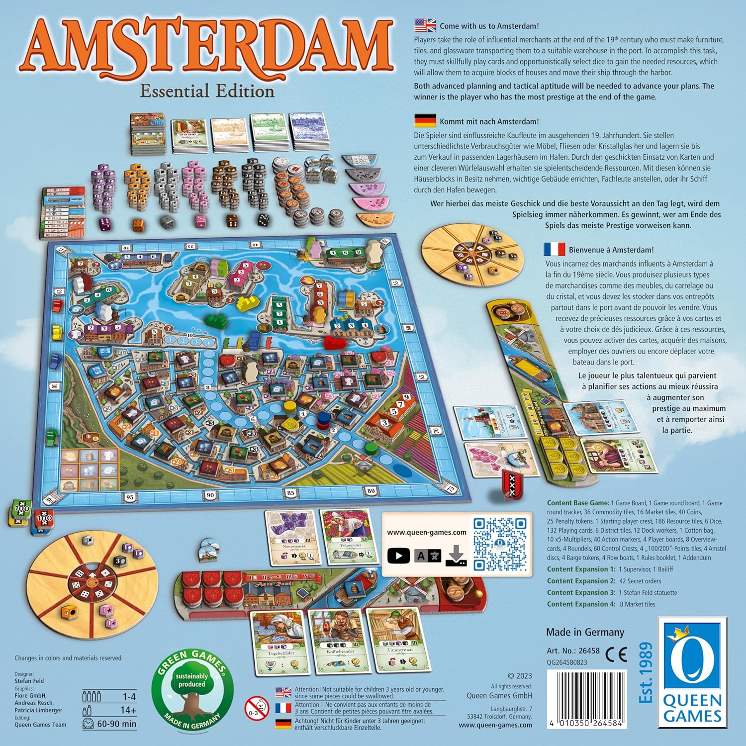 Stefan: Feld City Collection - 2 Amsterdam Essential Edition - 1-4 Players - Image 2