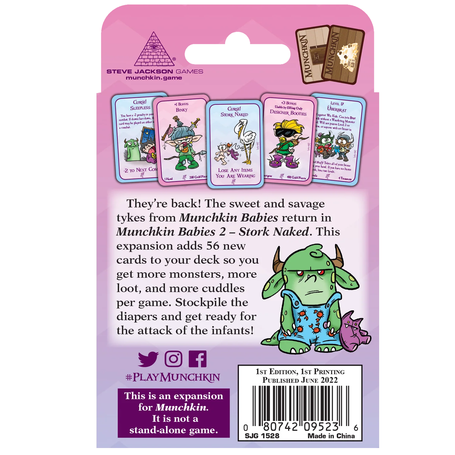 Steve Jackson Games Munchkin Babies 2: Stork Naked Card Game - Image 2