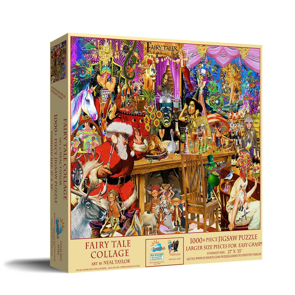 Sunsout - Fairy Tale Collage 1000 Piece Puzzle