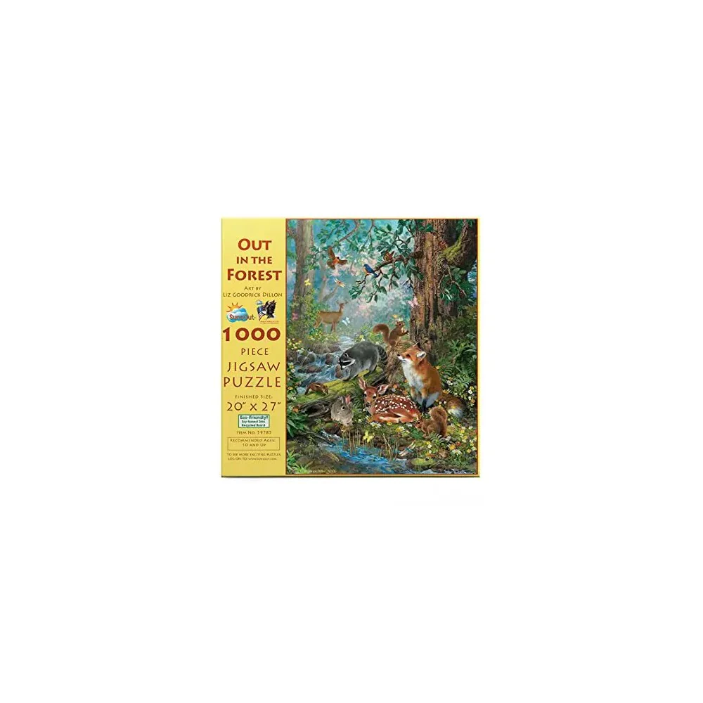 Sunsout - Out In The Forest 1000 Piece Puzzle