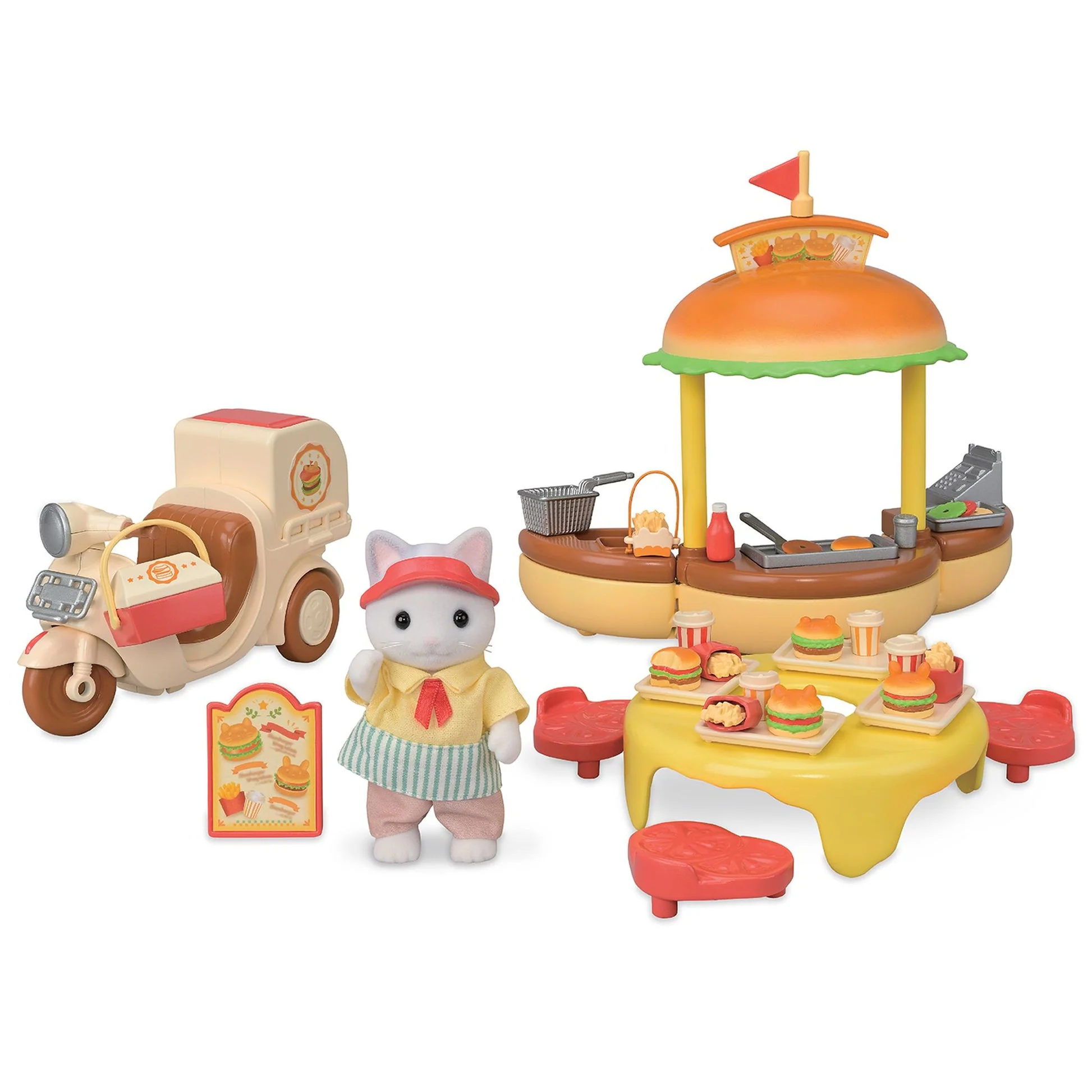 Sylvanian Families - Hamburger Stand - Image 3