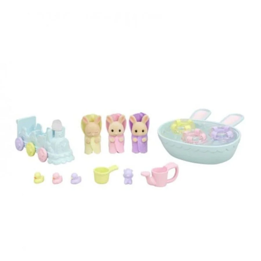 Sylvanian Families - Triplets Baby Bathtime Set - Image 2