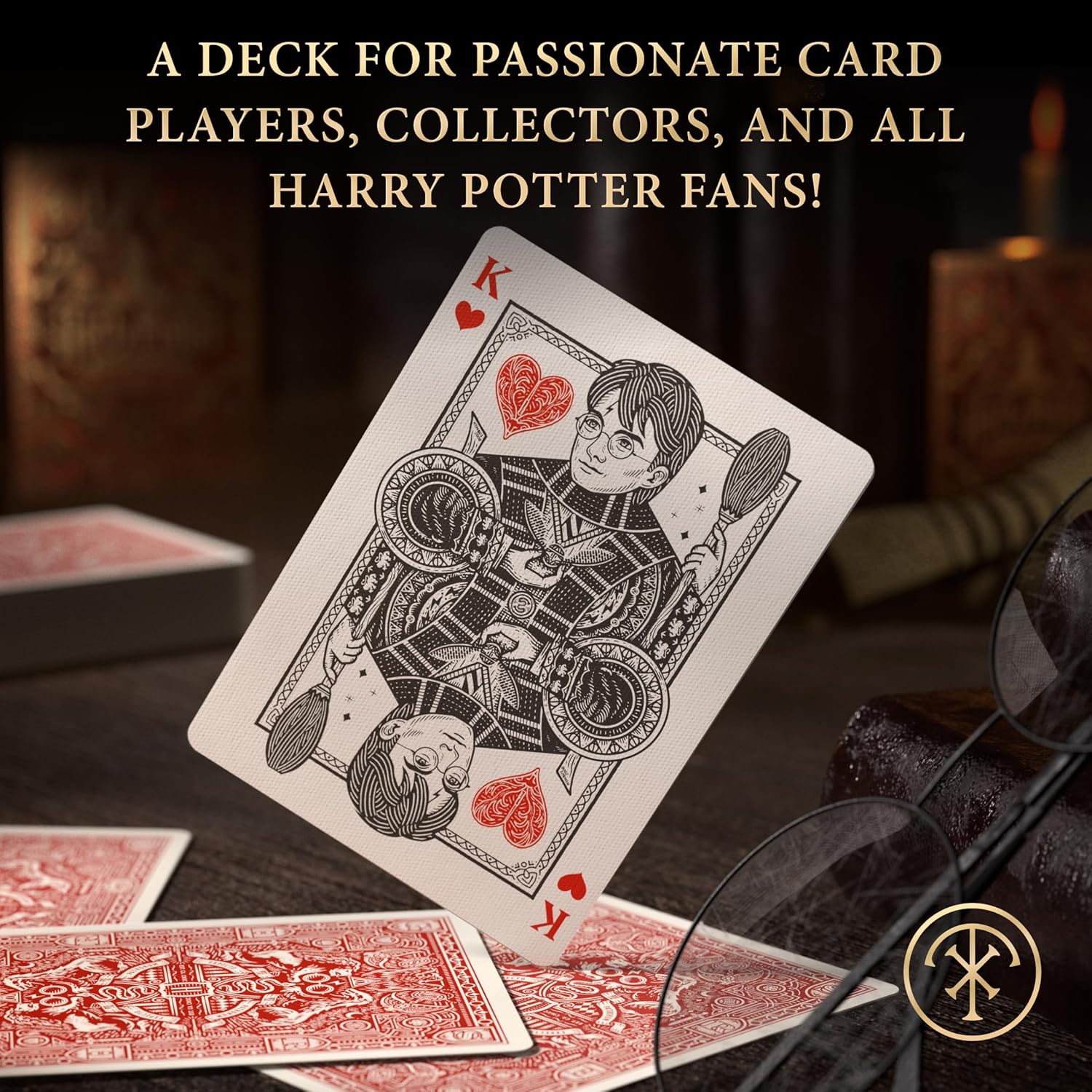 Theory11 Harry Potter Gryffindor Playing Cards - Red Edition - Image 4