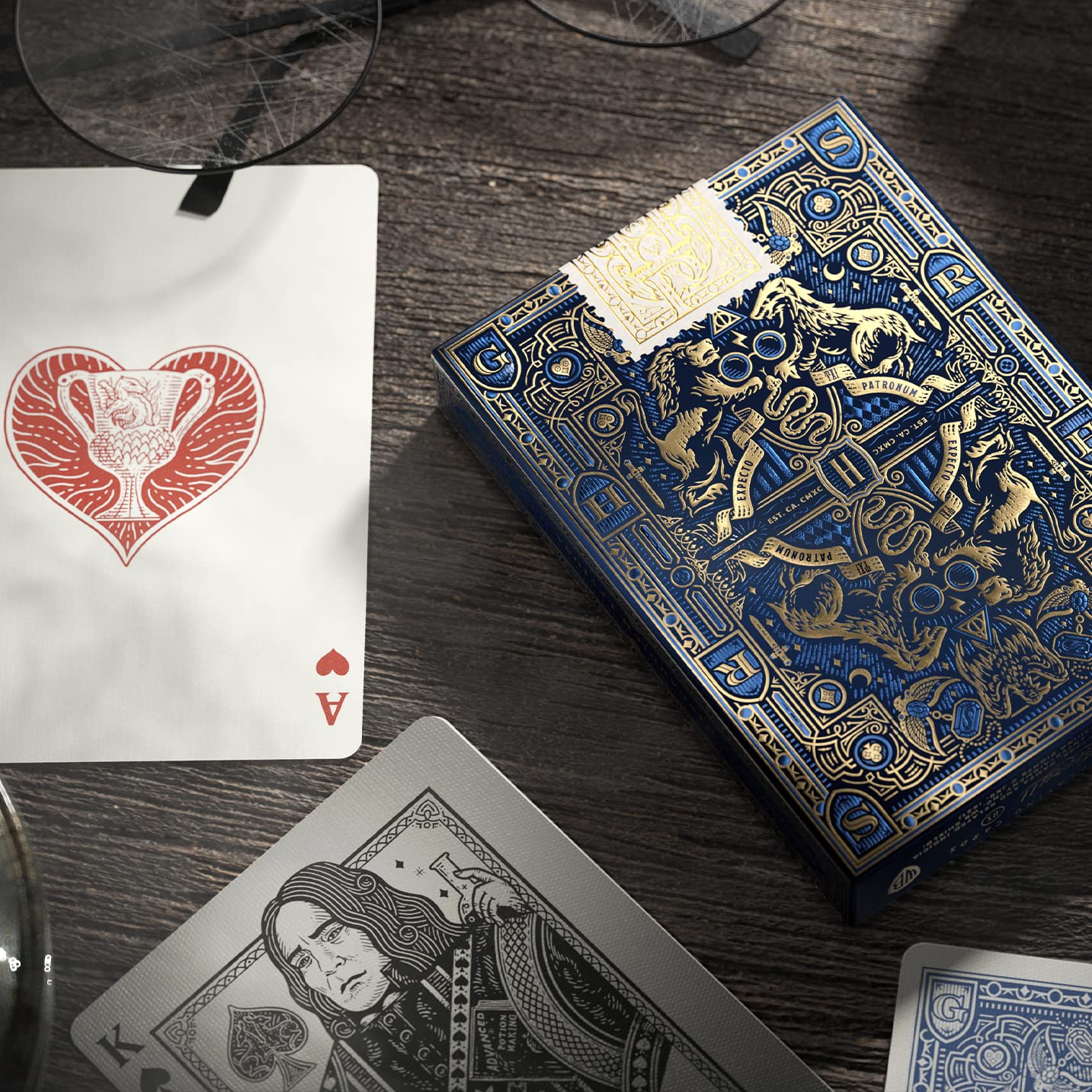Theory11 Harry Potter Ravenclaw Blue Playing Cards - Image 3